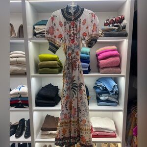 Floral Maxi Dress with Puff Sleeves